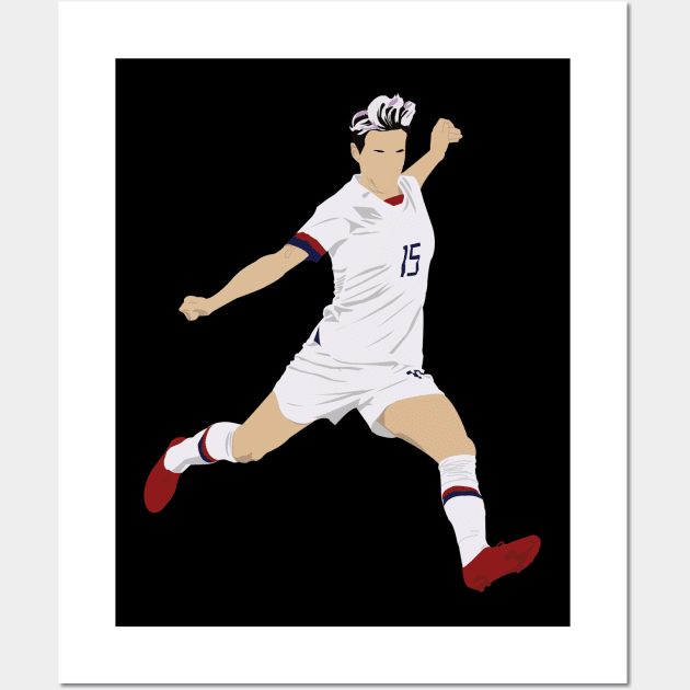 Megan Rapinoe USWNT Wall Art by Hevding